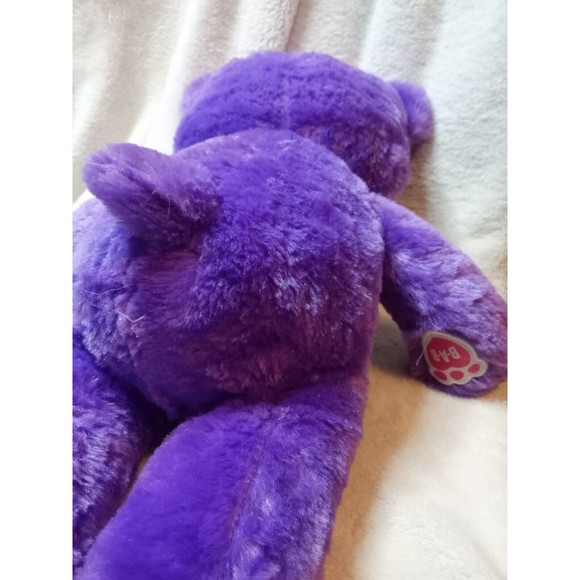 Shopkins Purple Bear Build a Bear Workshop 16" Plush Stuffed Toy Retired EUC - Picture 4 of 4